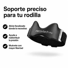 RecovTech Pro, correa de soporte focalizado para el tendón rotuliano de la rodilla